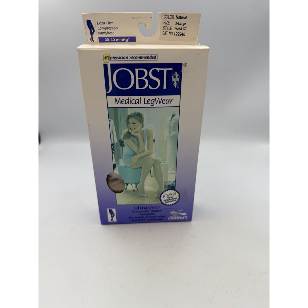 JOBST UltraSheer Compression Pantyhose XL Natural 30-40 mmHg Waist CT 122240 New